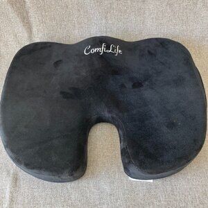 ComfiLife Gel & Memory Foam Seat Cushion for Car & Sciatica Pain Relief Black